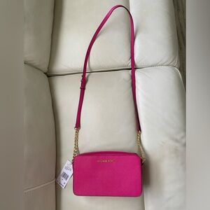 Raspberry Michael Kors Cross body